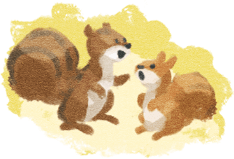 リス イラスト